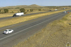 A camera image with clear visibility.